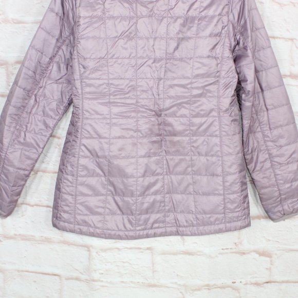 LL Bean Purple Polyester Zip Up Insulated Quilted Jacket Size M - Picture 6 of 9